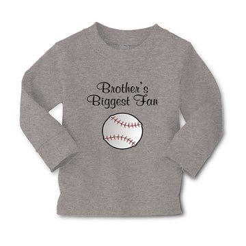 Baby Clothes Brothers Biggest Fan Baseball Ball Game Boy & Girl Clothes Cotton