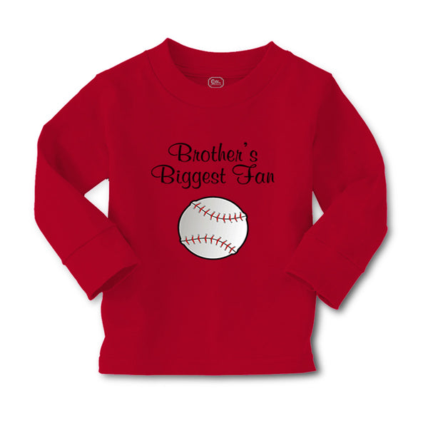 Baby Clothes Brothers Biggest Fan Baseball Ball Game Boy & Girl Clothes Cotton - Cute Rascals