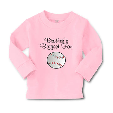 Baby Clothes Brothers Biggest Fan Baseball Ball Game Boy & Girl Clothes Cotton