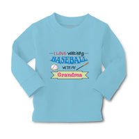 Baby Clothes I Love Watching Baseball with My Grandma Baseball Cotton - Cute Rascals