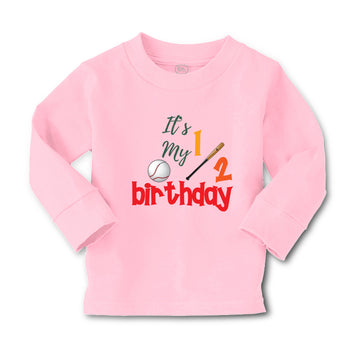 Baby Clothes It's My Half Birthday Baseball Sports Baseball Boy & Girl Clothes