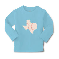 Baby Clothes Texas Map Baseball Ball Game Boy & Girl Clothes Cotton - Cute Rascals