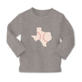 Baby Clothes Texas Map Baseball Ball Game Boy & Girl Clothes Cotton