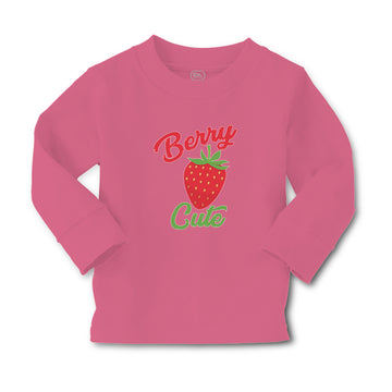 Baby Clothes Cute Red Berry Strawberry with A Stem and Leaves Boy & Girl Clothes