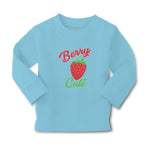 Baby Clothes Cute Red Berry Strawberry with A Stem and Leaves Boy & Girl Clothes - Cute Rascals