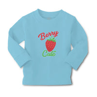 Baby Clothes Cute Red Berry Strawberry with A Stem and Leaves Boy & Girl Clothes - Cute Rascals