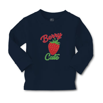 Baby Clothes Cute Red Berry Strawberry with A Stem and Leaves Boy & Girl Clothes