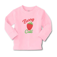 Baby Clothes Cute Red Berry Strawberry with A Stem and Leaves Boy & Girl Clothes - Cute Rascals