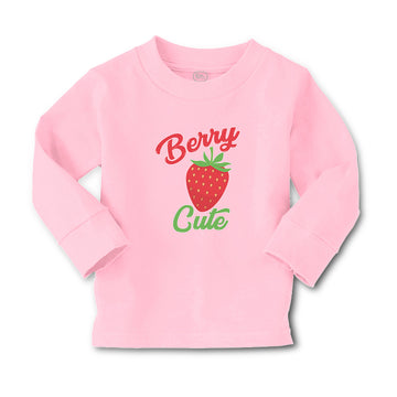 Baby Clothes Cute Red Berry Strawberry with A Stem and Leaves Boy & Girl Clothes
