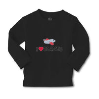Baby Clothes I Love Planes Which Is Flying in The Sky with Heart Cotton - Cute Rascals