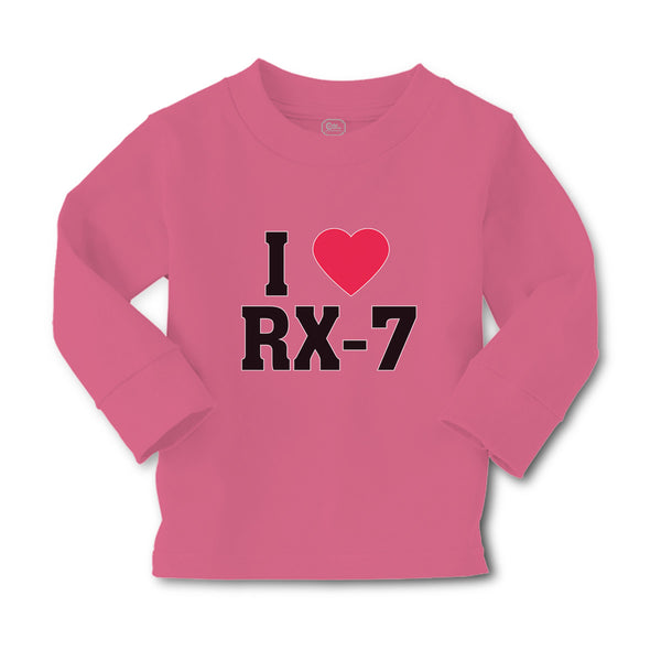 Baby Clothes I Love Rx-7 with Heart Symbol Boy & Girl Clothes Cotton - Cute Rascals