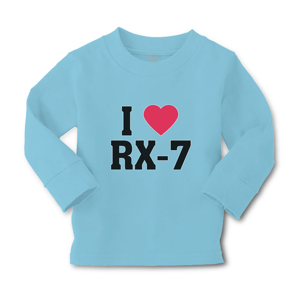 Baby Clothes I Love Rx-7 with Heart Symbol Boy & Girl Clothes Cotton - Cute Rascals
