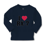 Baby Clothes I Love Rx-7 with Heart Symbol Boy & Girl Clothes Cotton - Cute Rascals