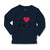 Baby Clothes I Love Rx-7 with Heart Symbol Boy & Girl Clothes Cotton - Cute Rascals