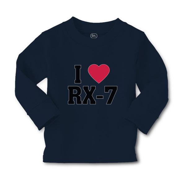 Baby Clothes I Love Rx-7 with Heart Symbol Boy & Girl Clothes Cotton - Cute Rascals