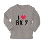 Baby Clothes I Love Rx-7 with Heart Symbol Boy & Girl Clothes Cotton - Cute Rascals
