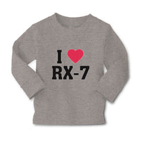 Baby Clothes I Love Rx-7 with Heart Symbol Boy & Girl Clothes Cotton - Cute Rascals