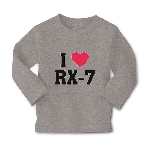 Baby Clothes I Love Rx-7 with Heart Symbol Boy & Girl Clothes Cotton - Cute Rascals