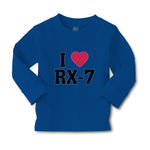 Baby Clothes I Love Rx-7 with Heart Symbol Boy & Girl Clothes Cotton - Cute Rascals