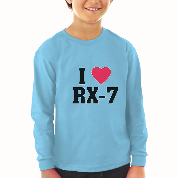 Baby Clothes I Love Rx-7 with Heart Symbol Boy & Girl Clothes Cotton - Cute Rascals
