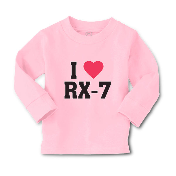 Baby Clothes I Love Rx-7 with Heart Symbol Boy & Girl Clothes Cotton - Cute Rascals