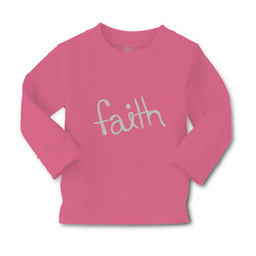 Baby Clothes Faith Grey Support A Cause Cancer Boy & Girl Clothes Cotton