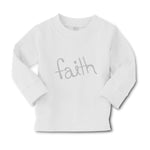 Baby Clothes Faith Grey Support A Cause Cancer Boy & Girl Clothes Cotton - Cute Rascals