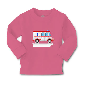 Baby Clothes Large Ambulance Car Auto Transportation Boy & Girl Clothes Cotton