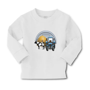 Baby Clothes Tractor in Farm Cow Boy & Girl Clothes Cotton