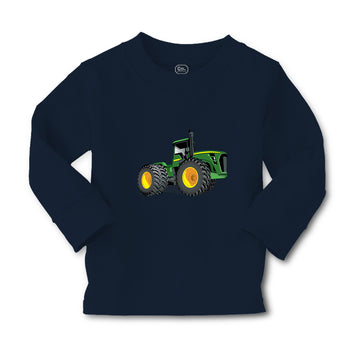 Baby Clothes Tractor Agricultural with Large Wheels Boy & Girl Clothes Cotton