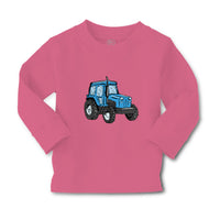 Baby Clothes Tractor Rural Blue Car Auto Boy & Girl Clothes Cotton - Cute Rascals