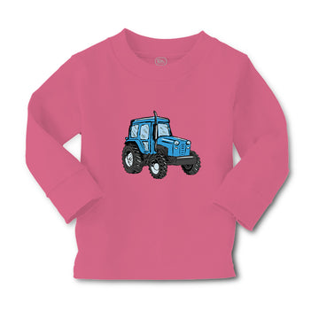 Baby Clothes Tractor Rural Blue Car Auto Boy & Girl Clothes Cotton