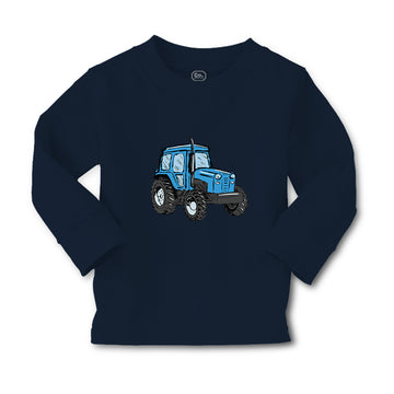 Baby Clothes Tractor Rural Blue Car Auto Boy & Girl Clothes Cotton
