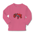 Baby Clothes Vintage Tractor Red Car Auto Boy & Girl Clothes Cotton