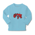 Baby Clothes Vintage Tractor Red Car Auto Boy & Girl Clothes Cotton