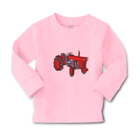 Baby Clothes Vintage Tractor Red Car Auto Boy & Girl Clothes Cotton - Cute Rascals