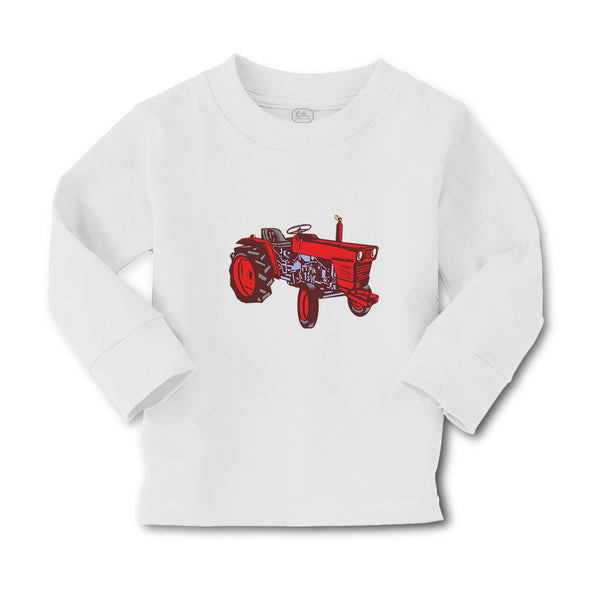 Baby Clothes Vintage Tractor Red Car Auto Boy & Girl Clothes Cotton - Cute Rascals