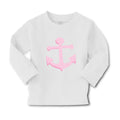 Baby Clothes Anchor Sailing Light Pink Boy & Girl Clothes Cotton