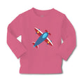 Baby Clothes Blue Airplane Pilot Airplane Flying Boy & Girl Clothes Cotton