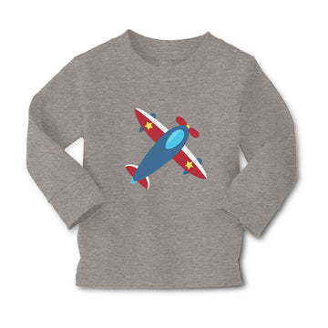 Baby Clothes Blue Airplane Pilot Airplane Flying Boy & Girl Clothes Cotton