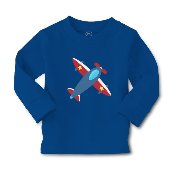 Baby Clothes Blue Airplane Pilot Airplane Flying Boy & Girl Clothes Cotton - Cute Rascals