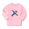 Baby Clothes Blue Airplane Pilot Airplane Flying Boy & Girl Clothes Cotton