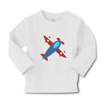 Baby Clothes Blue Airplane Pilot Airplane Flying Boy & Girl Clothes Cotton - Cute Rascals