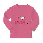Baby Clothes Baseball Ball Heart Shape Love Baseball Ball Game Cotton - Cute Rascals