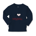 Baby Clothes Baseball Ball Heart Shape Love Baseball Ball Game Cotton