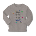 Baby Clothes Flowers Happy Birthday to Daddy Father Dad Boy & Girl Clothes