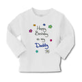 Baby Clothes Flowers Happy Birthday to Daddy Father Dad Boy & Girl Clothes