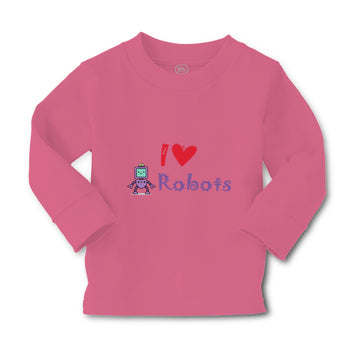 Baby Clothes I Heart Robot Robotics Engineering Robots Boy & Girl Clothes Cotton
