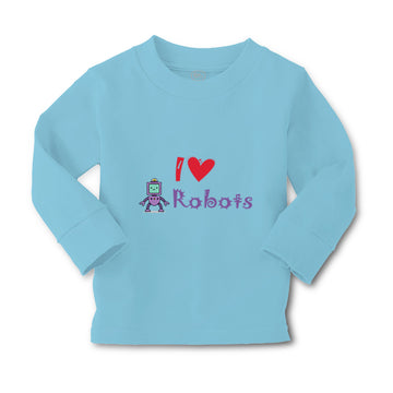 Baby Clothes I Heart Robot Robotics Engineering Robots Boy & Girl Clothes Cotton