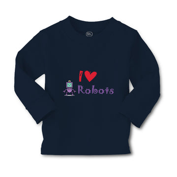 Baby Clothes I Heart Robot Robotics Engineering Robots Boy & Girl Clothes Cotton